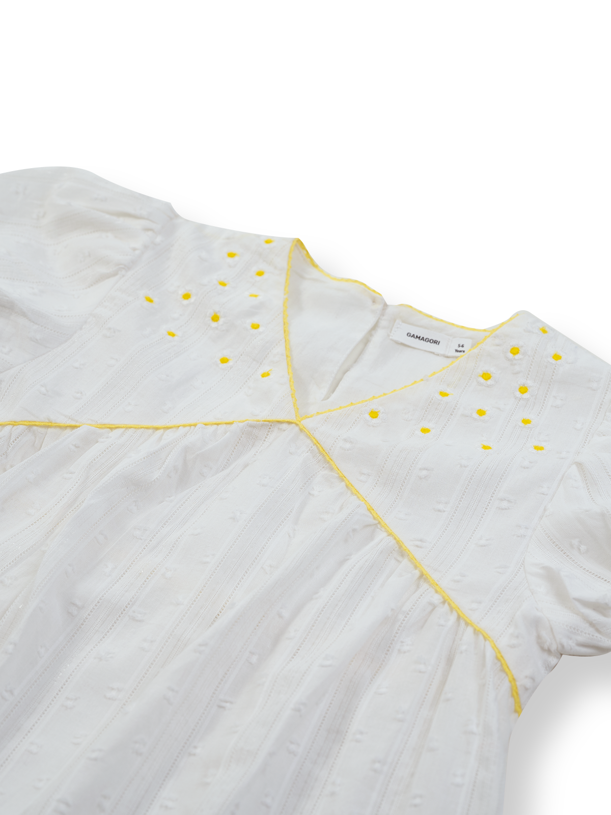 Bell Sleeve Embroidered Top