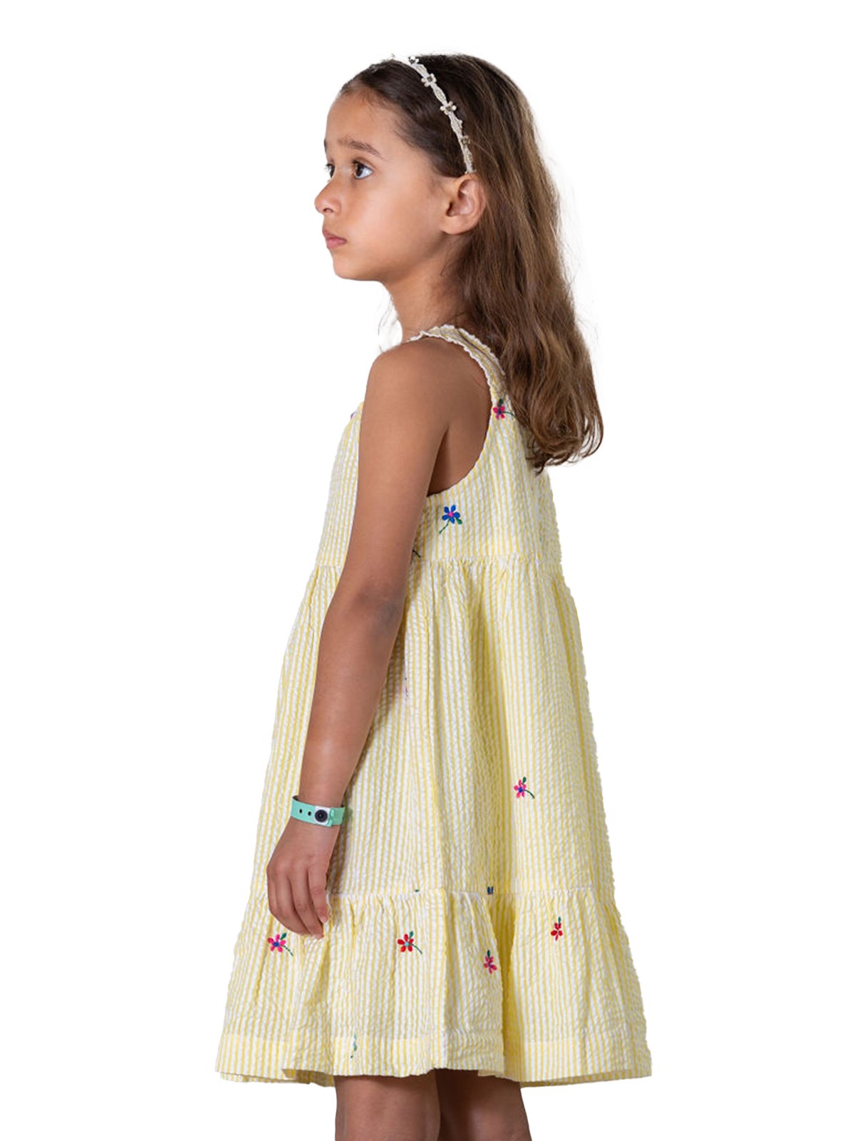 Lemonlight Floral Embroidered Dress