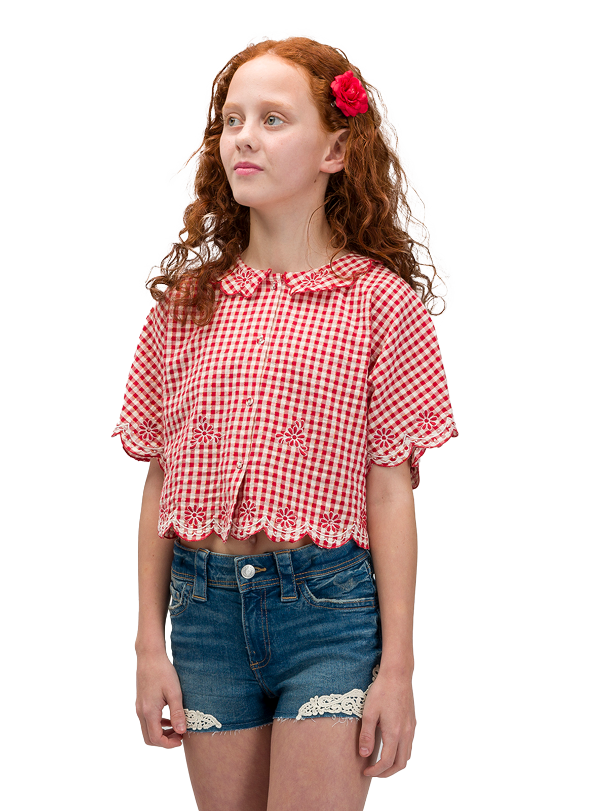 Sunberry Scallop Blouse