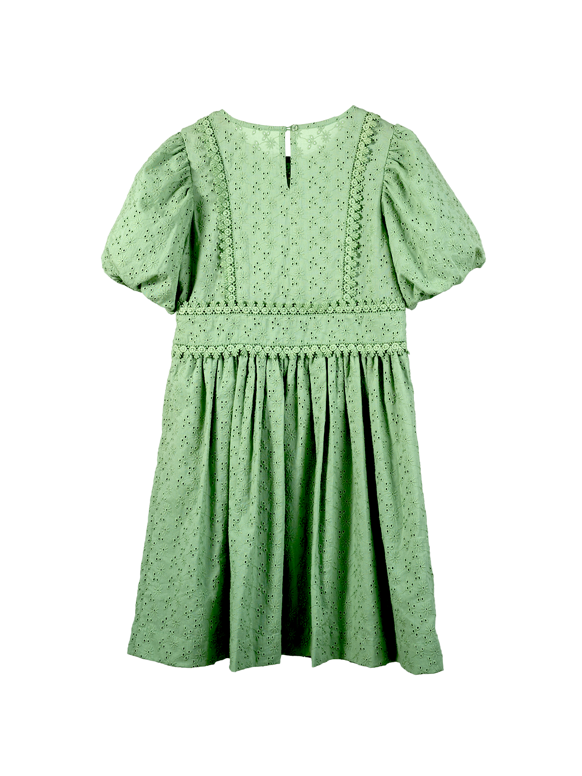 Sunshine Bloom allover  Embroidered Dress