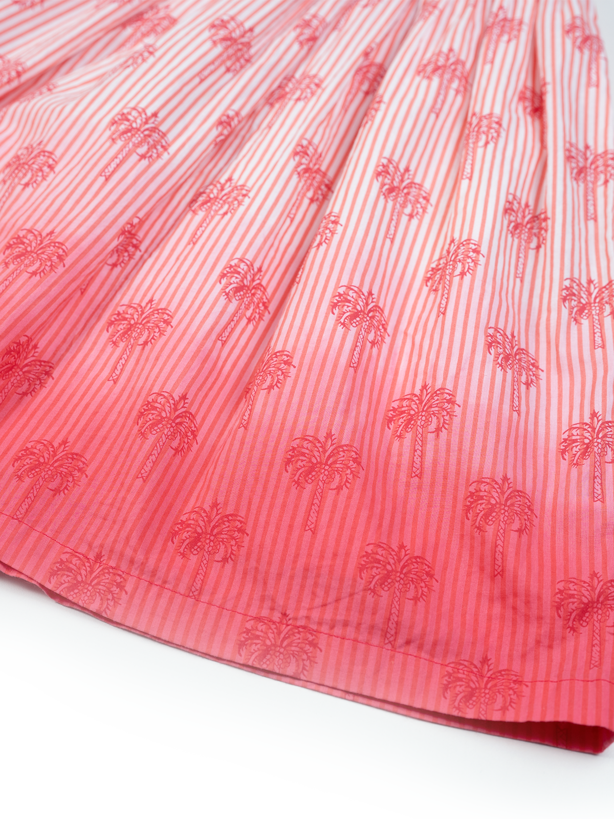 Tropical Sunset Tassel Dress